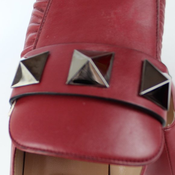 NEW VALENTINO GARAVANI Leather Loafers- Rockstud - Picture 14 of 16